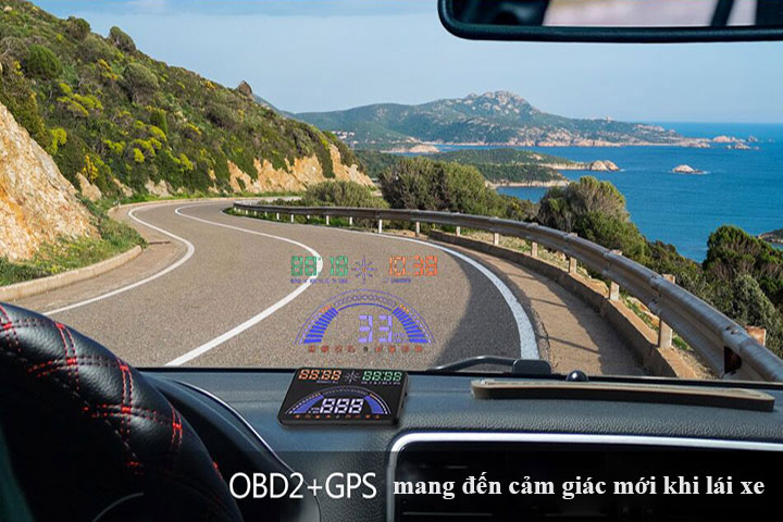 Hiển thị tốc độ trên kính lái HUD S7 có 2 chế độ lấy dữ liệu