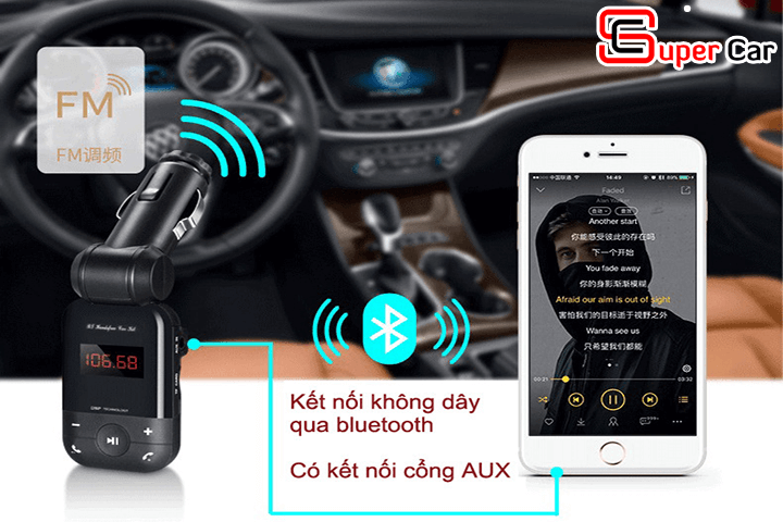 Tẩu BT26 kết nói với điện thoại qua bluetooth